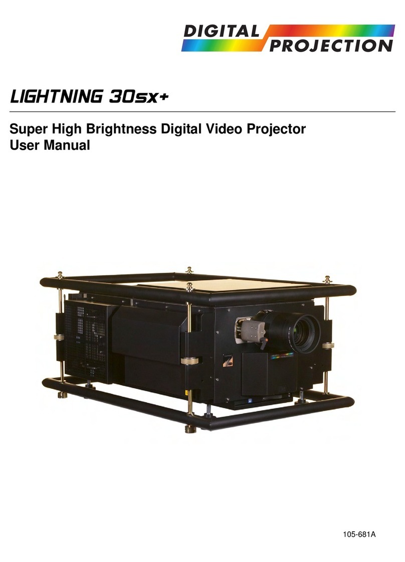 Digital Projection dVision 30sx+ User manual