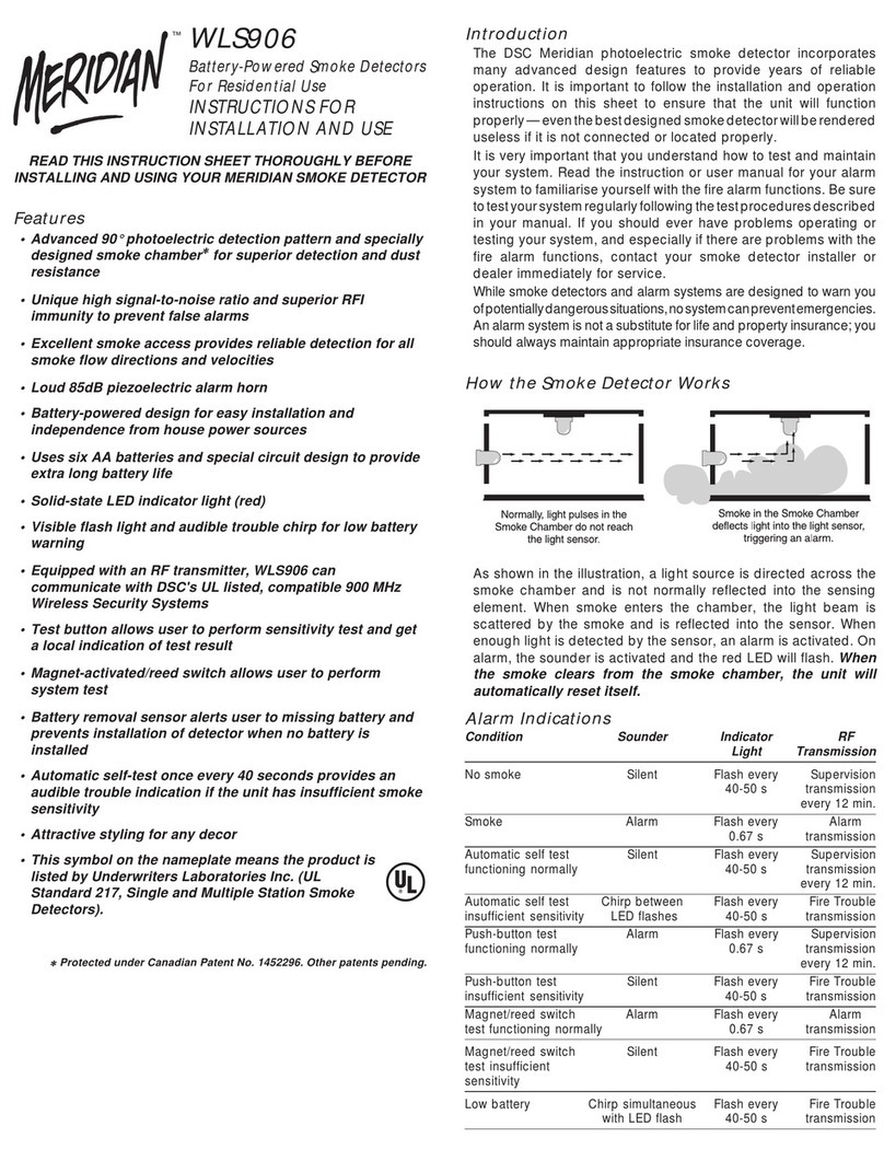 Meridian WLS906 Instructions for installation and use