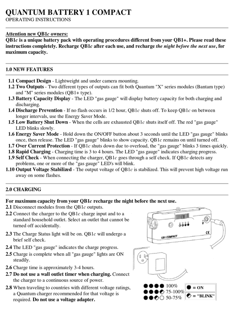 Quantum Qb1 Compact operating instructions