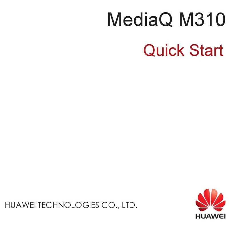 Huawei MediaQ M310 User manual