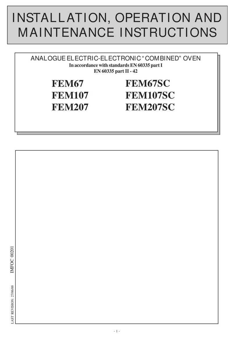 FORNI FEM207SC Manual