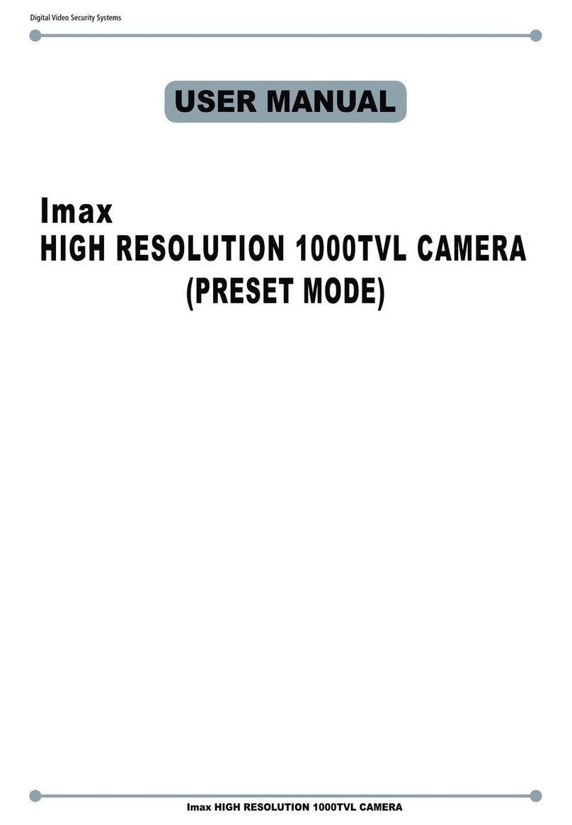 Imax HIGH RESOLUTION 1000TVL CAMERA user manual