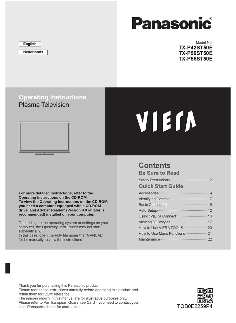 Panasonic Viera TX-P55ST50E User manual