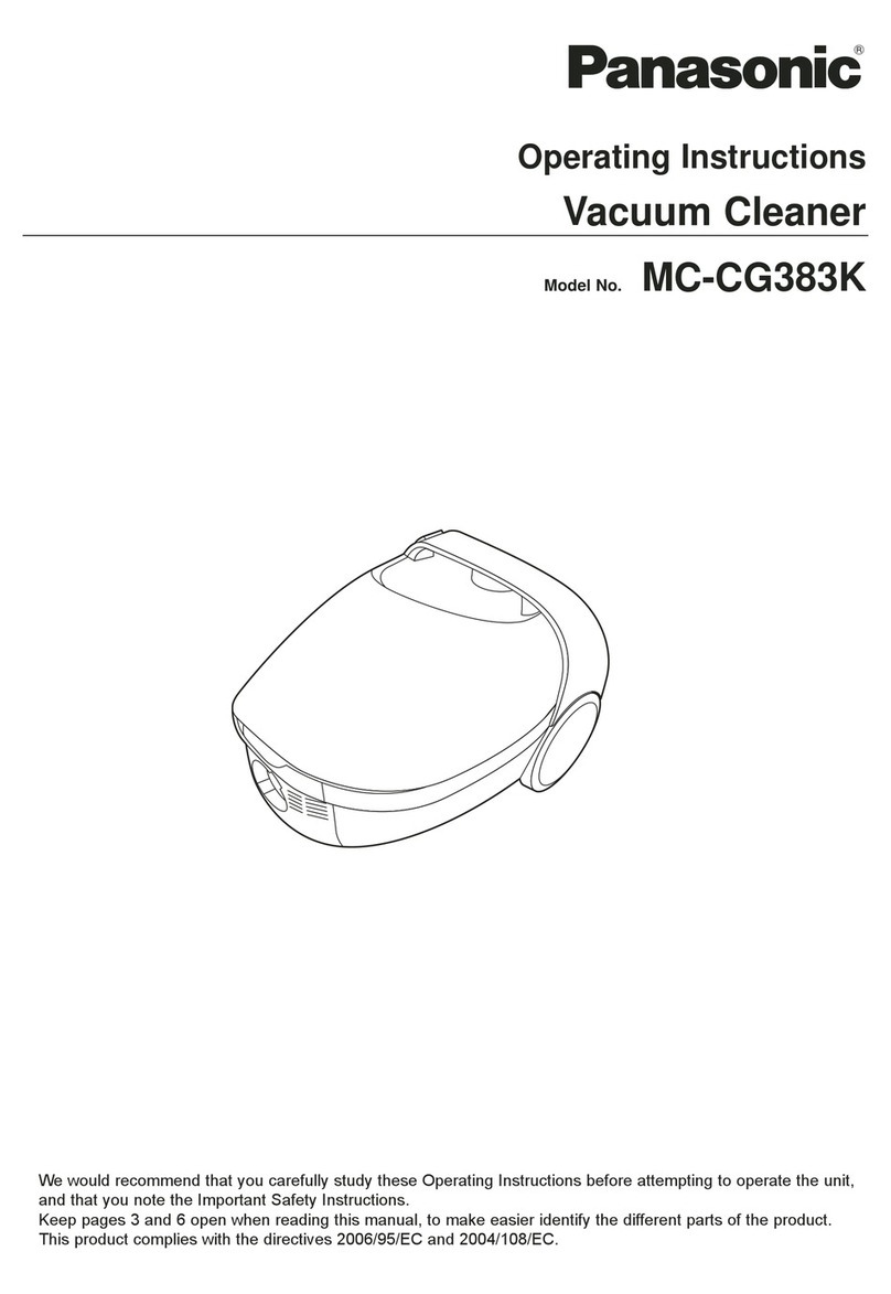 Panasonic MC-CG383K User manual Panasonic MC-CG383K User manual