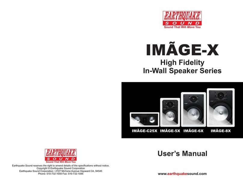 EarthQuake IMAGE-X User manual