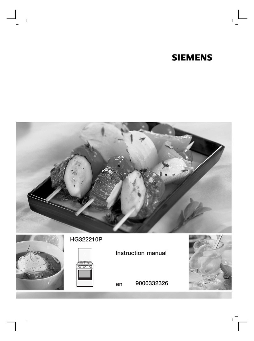 Siemens HG322210P User manual Siemens HG322210P User manual