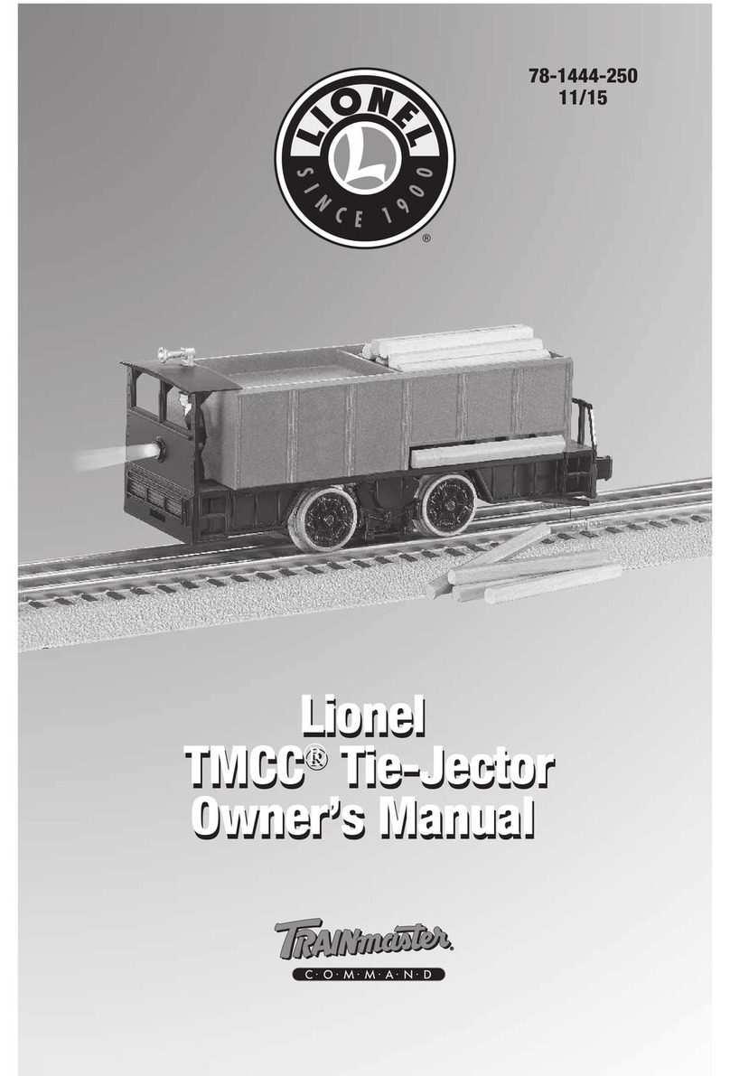 Lionel TMCC Tie-Jector owner's manual