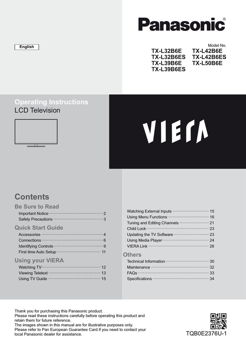 Panasonic TX-L50B6E User manual