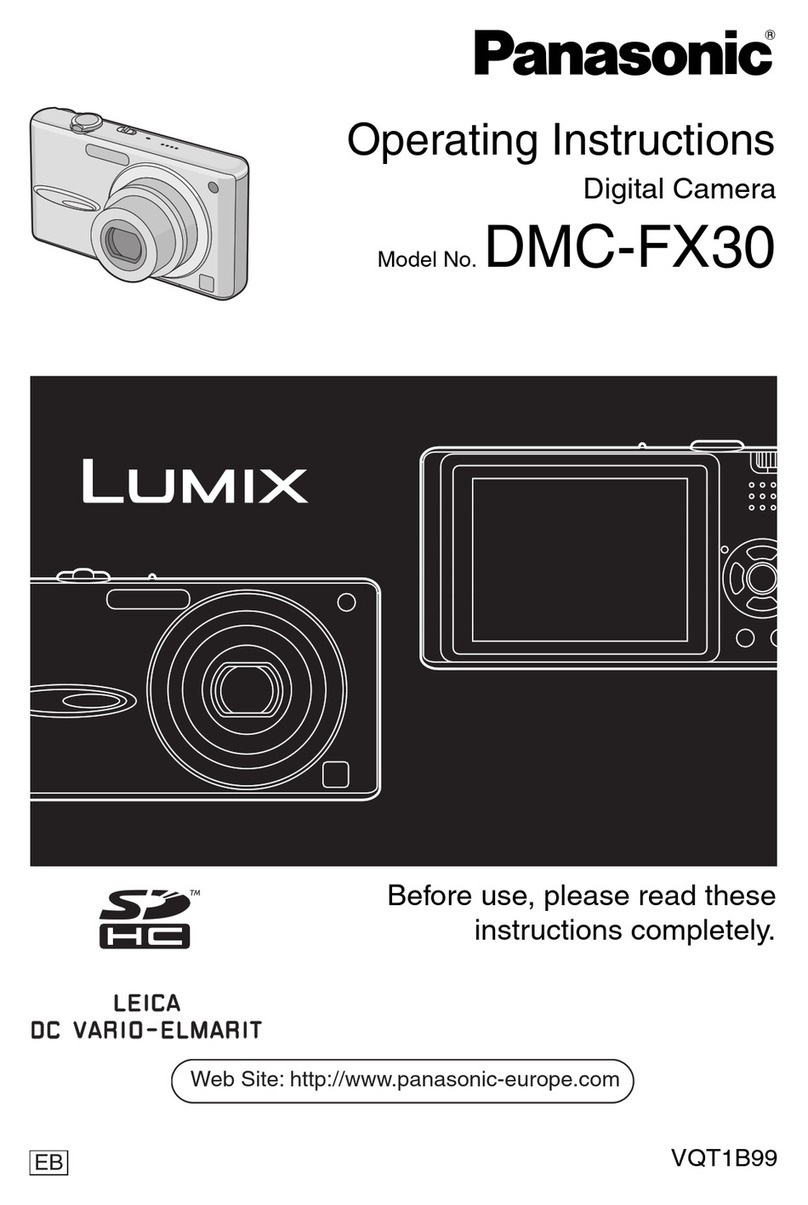 Panasonic DMCFX30 - DIGITAL STILL CAMERA PC... User manual