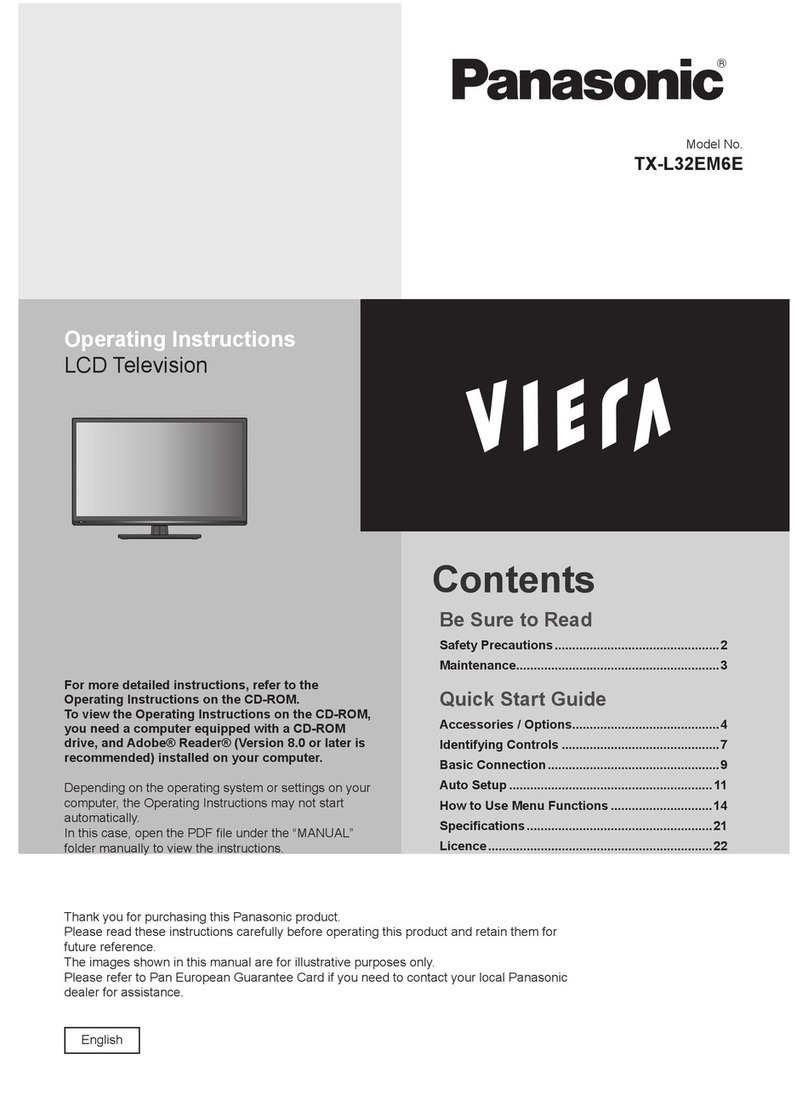 Panasonic TX-L32EM6E User manual