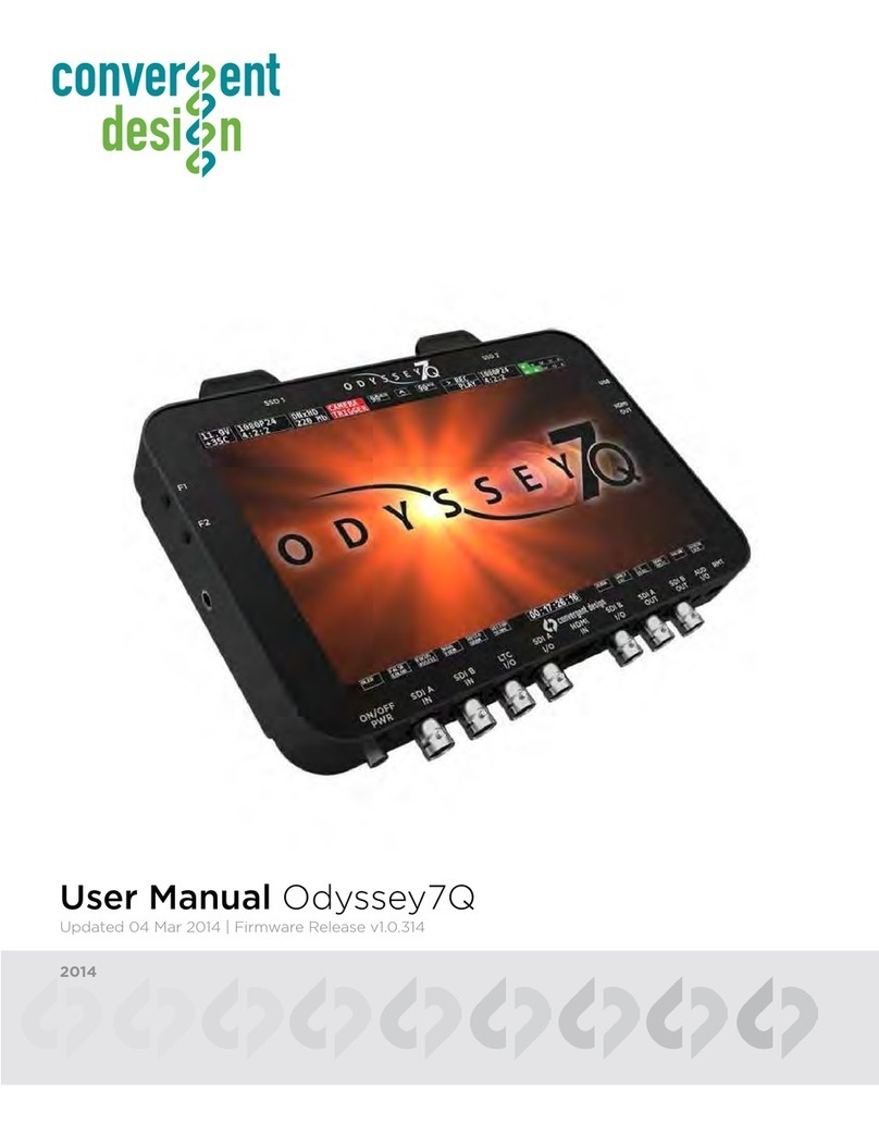 Convergent Design Odyssey7Q ProRes 422 (HQ) User manual