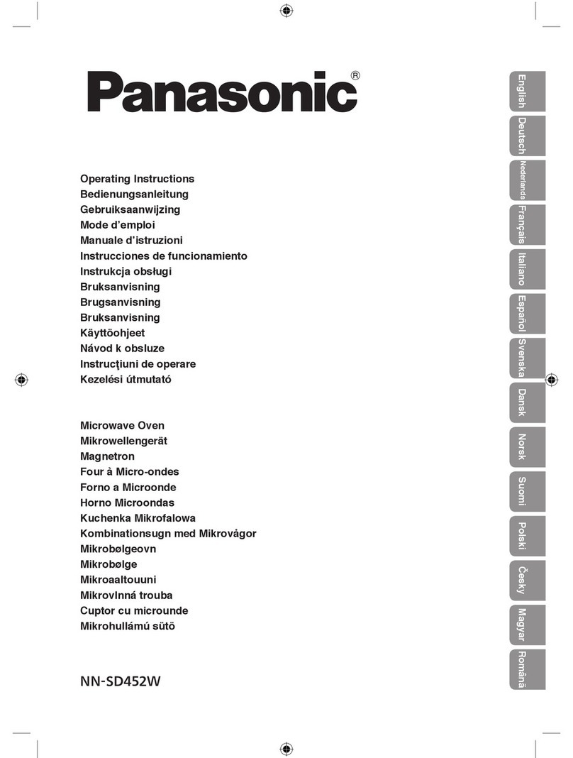 Panasonic NN-SD452W operating instructions