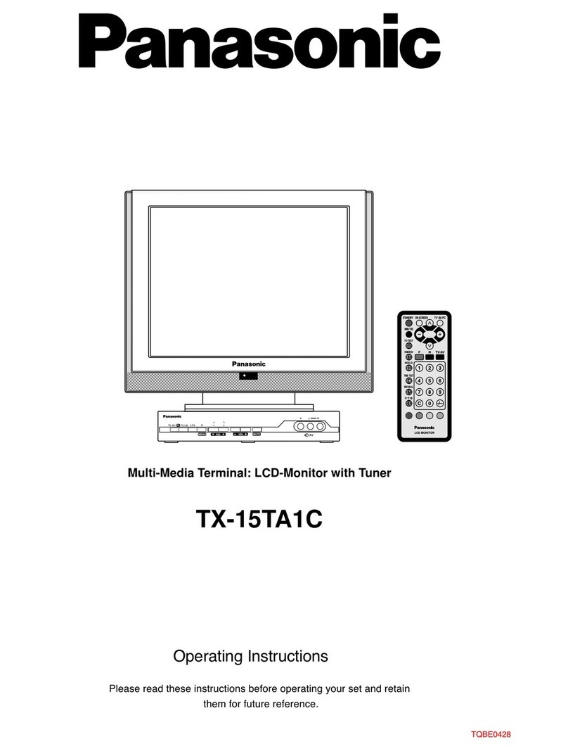 Panasonic TX-15TA1C User manual Panasonic TX-15TA1C User manual