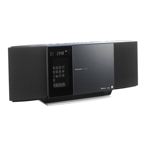 Panasonic SCHC40 - COMPACT STEREO SYSTEM operating instructions