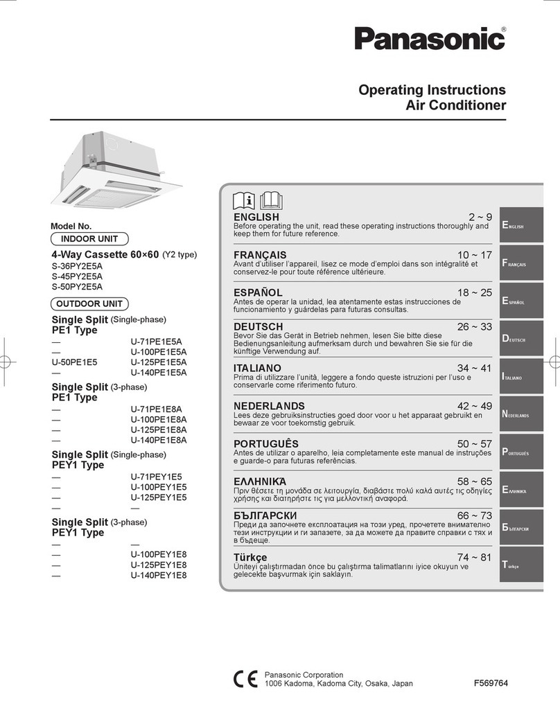 Panasonic U-140PEY1E8 User manual Panasonic U-140PEY1E8 User manual