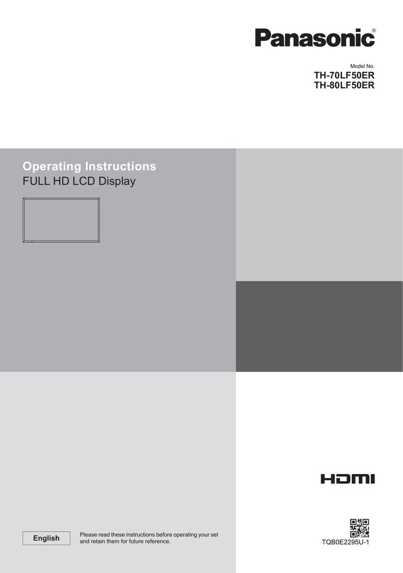 Panasonic TH-80LF50ER User manual