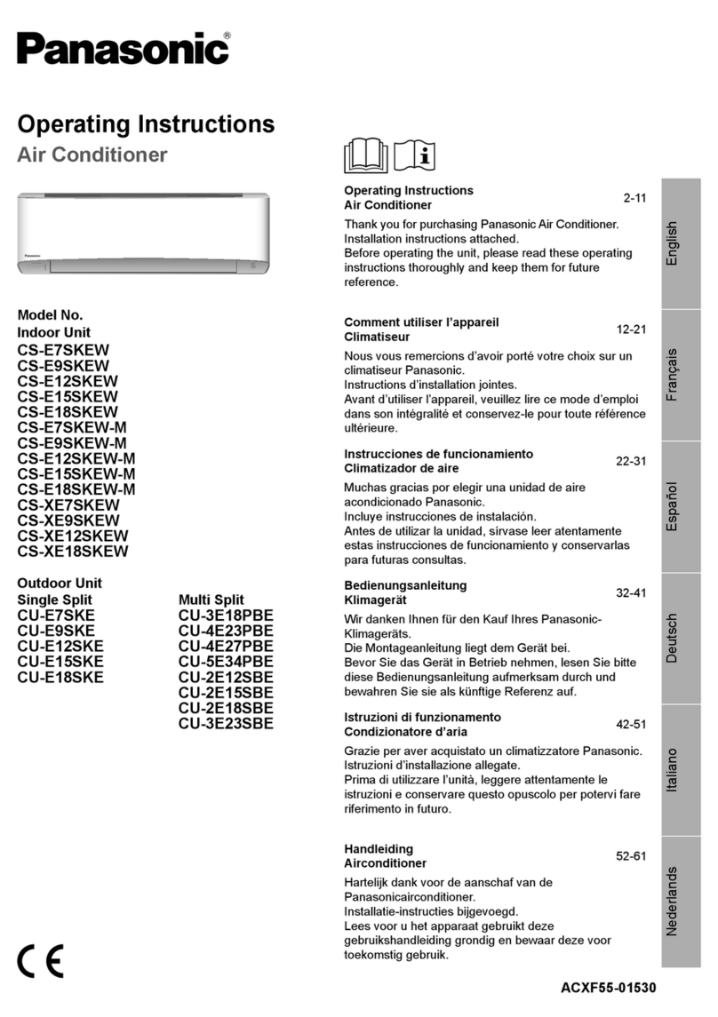 Panasonic CU-E9SKE User manual