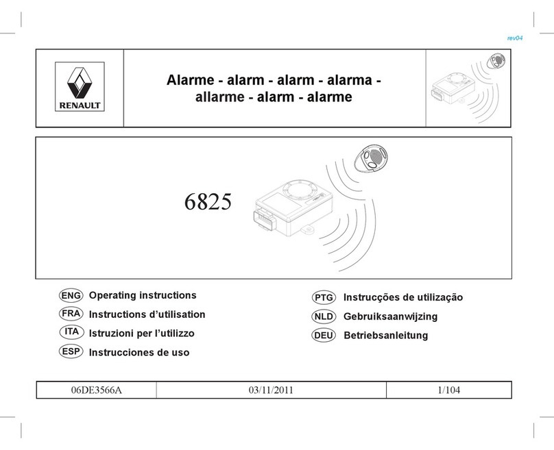 Renault Cobra 6825 operating instructions