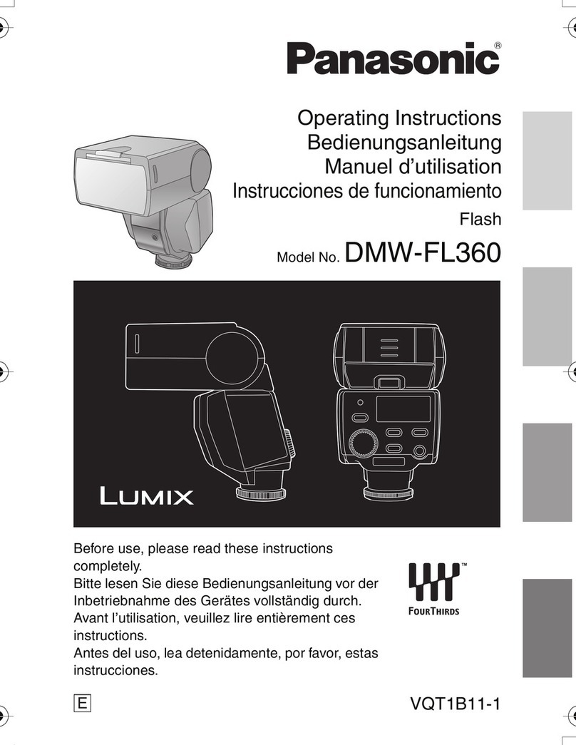 Panasonic FL360 - DMW - Hot-shoe clip-on Flash User manual