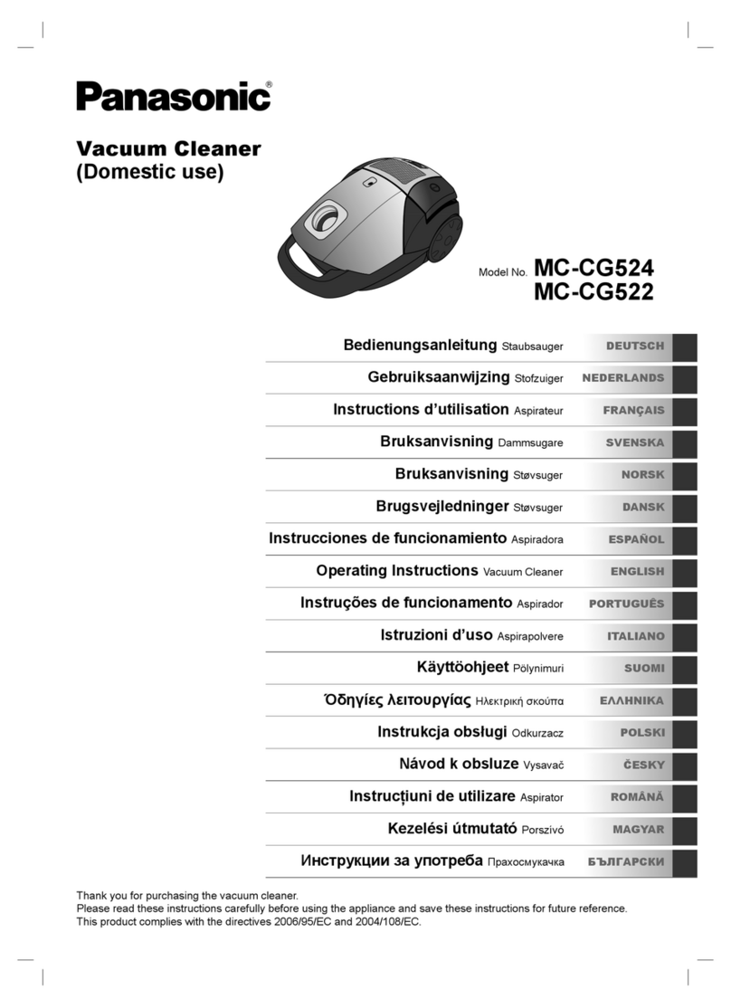 Panasonic MC-CG524 User manual Panasonic MC-CG524 User manual