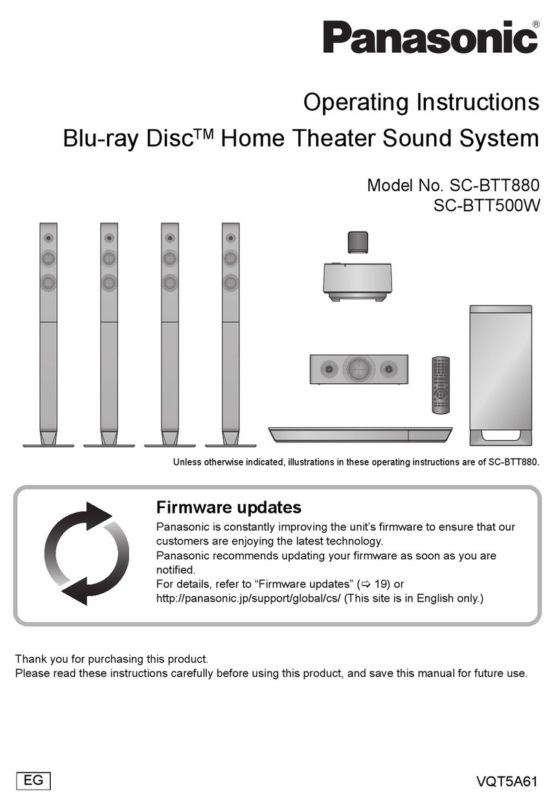 Panasonic SC-BTT500W User manual