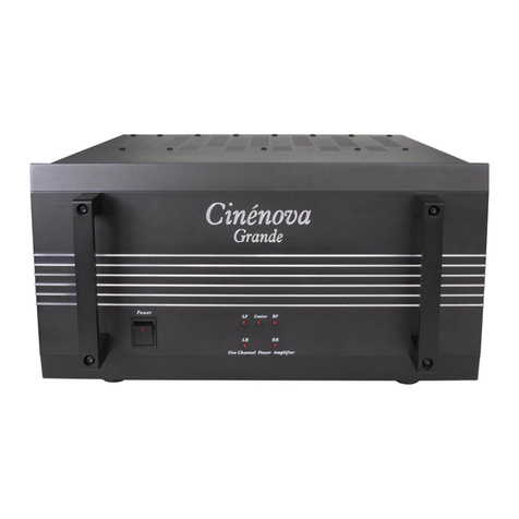 EarthQuake Cinenova Grande user manual