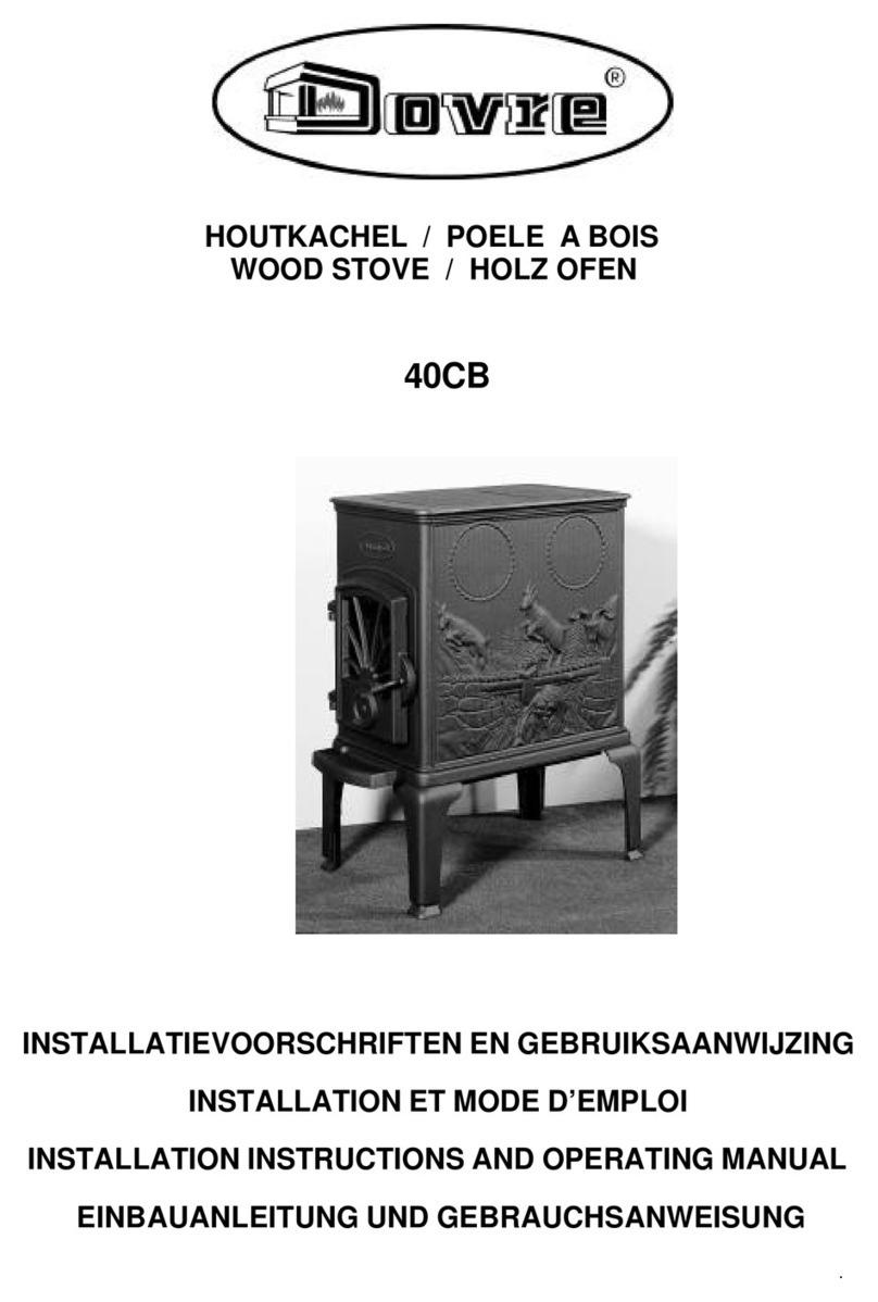 Dovre 40CBS Installation instructions and operating manual Dovre 40CBS Installation instructions and operating manual