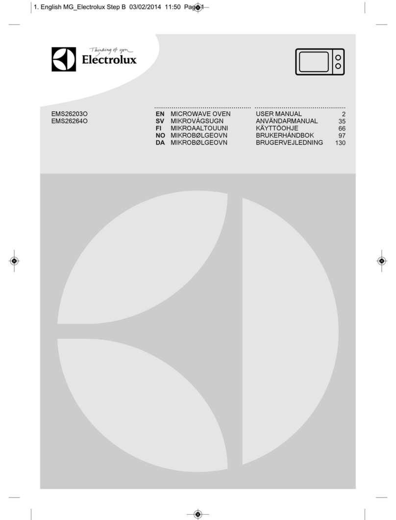 Electrolux EMS26264O user manual
