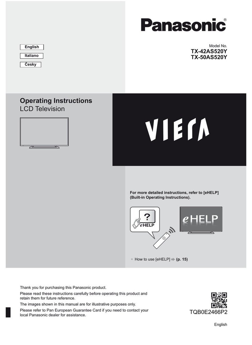 Panasonic TX50AS520Y operating instructions