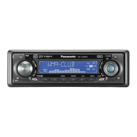 Panasonic CQ-C5401U installation instructions