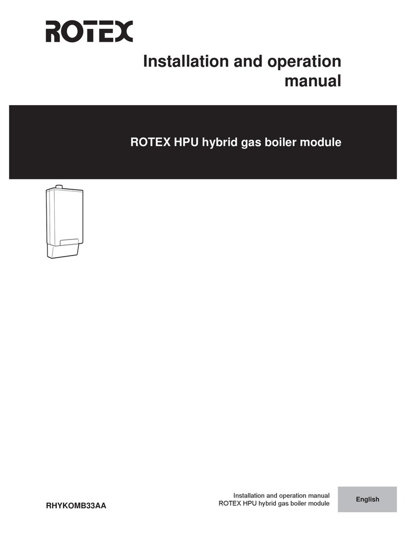 Rotex RHYKOMB33AA Installation and operation manual