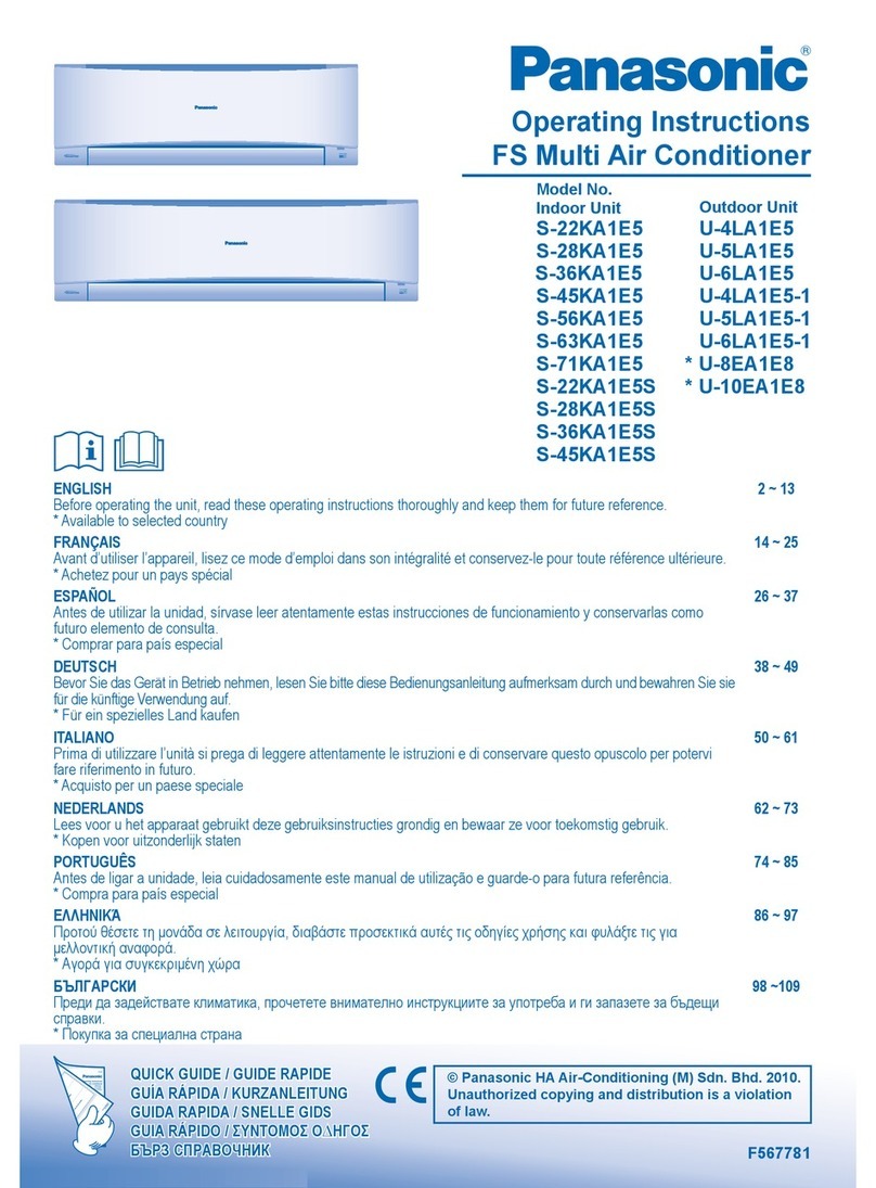 Panasonic U-10EA1EU-10EA1E8 User manual