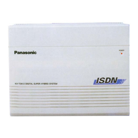 Panasonic KX-TD612 Operating and maintenance instructions