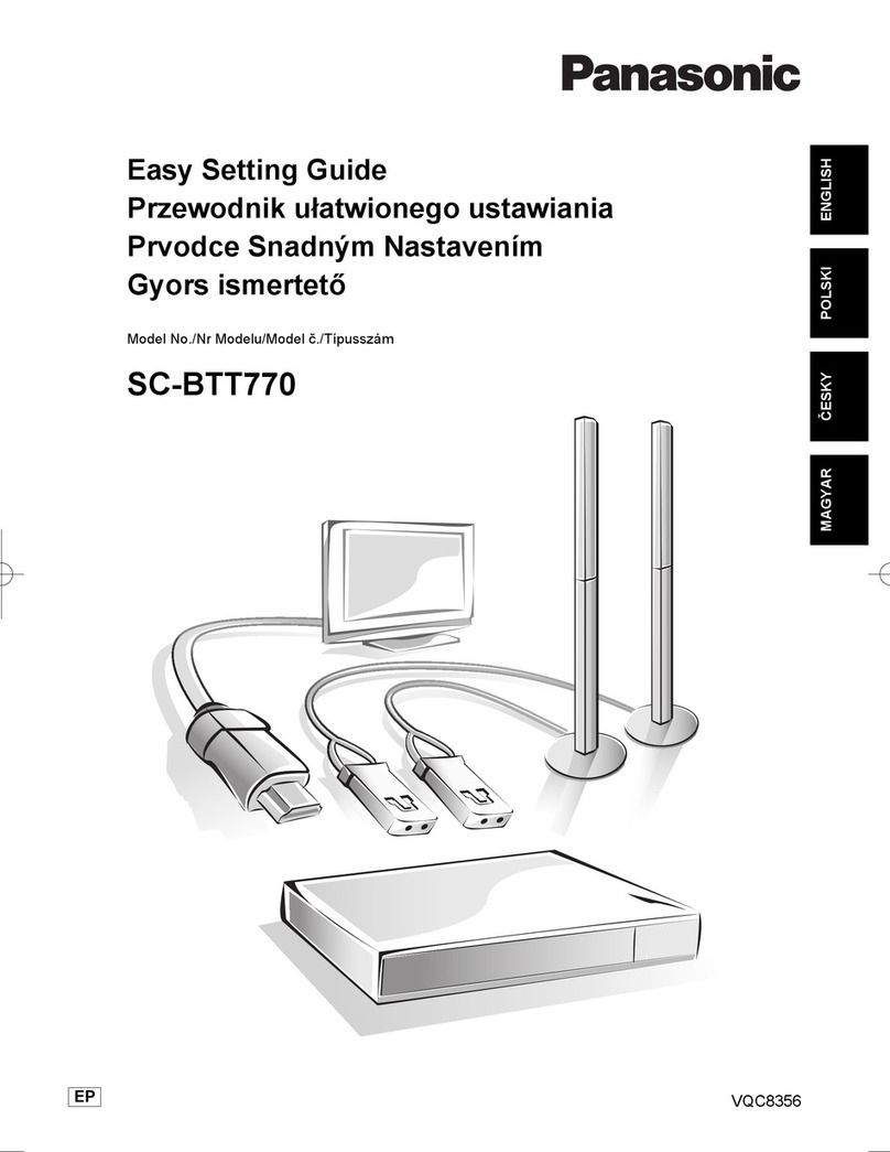 Panasonic SC-BTT770 User instructions