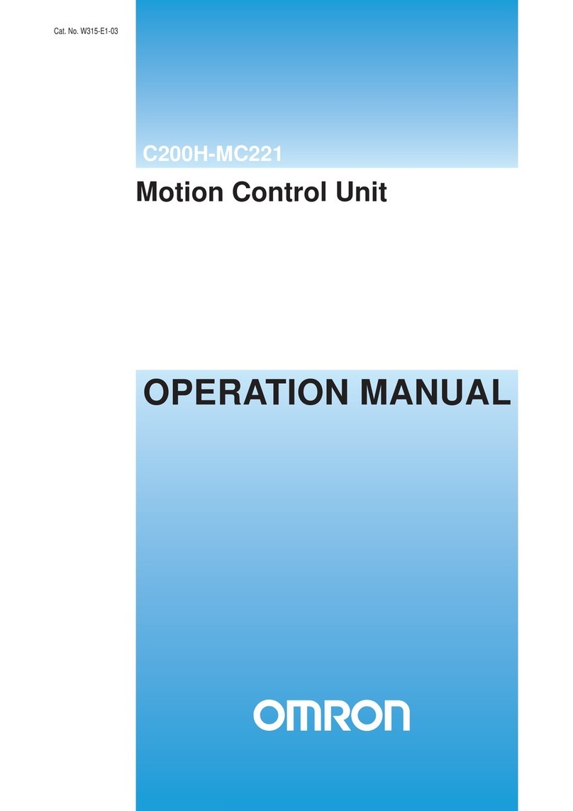 Omron C200H-MC221 - Operation manual