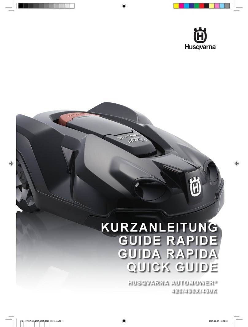 Husqvarna AUTOMOWER 450X quick guide
