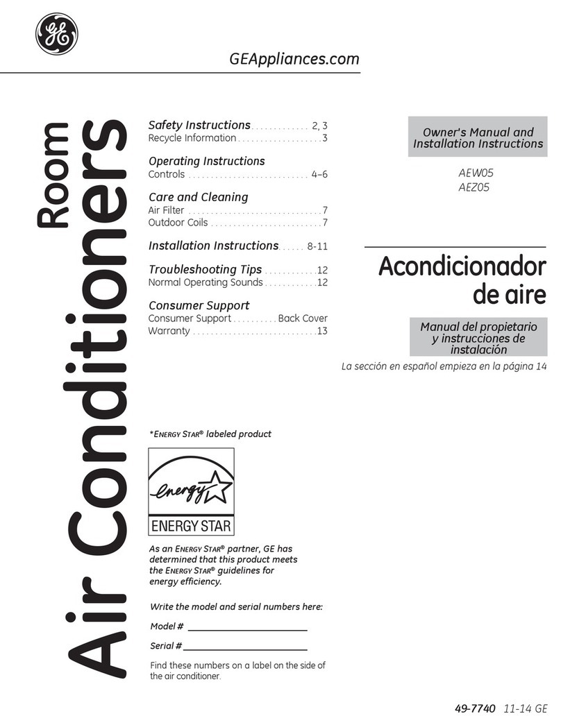 GE AEZ05 and Operating instructions