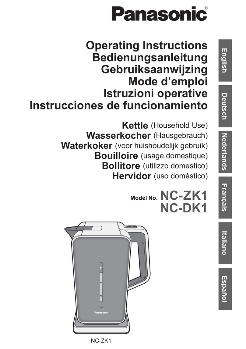 Panasonic NC-DK1 operating instructions