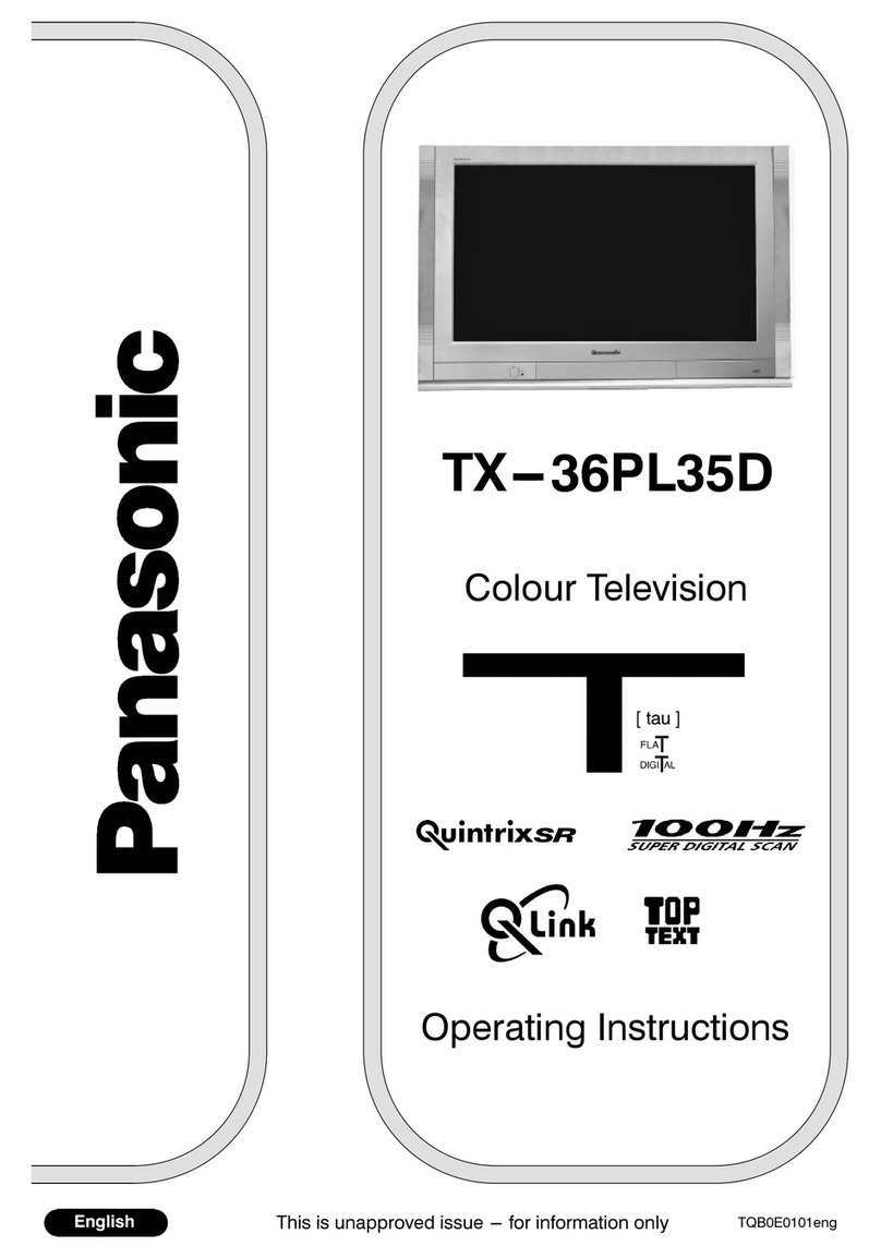 Panasonic TX-36PL35D User manual Panasonic TX-36PL35D User manual
