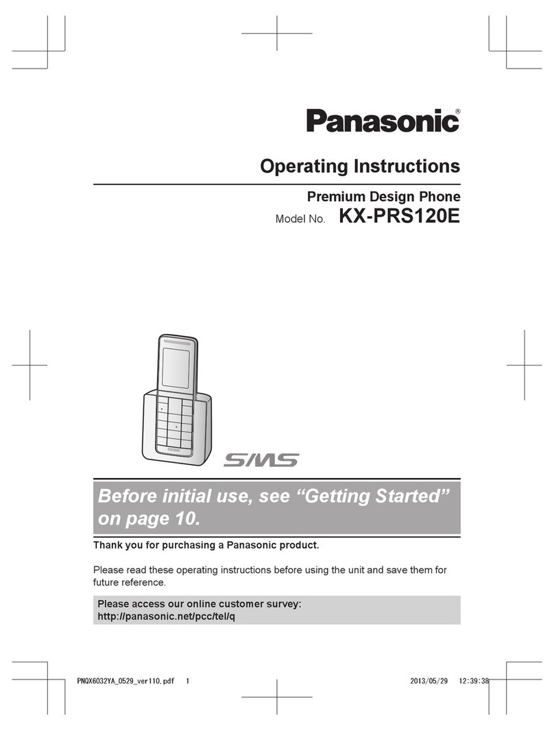 Panasonic KX-PRS120E operating instructions