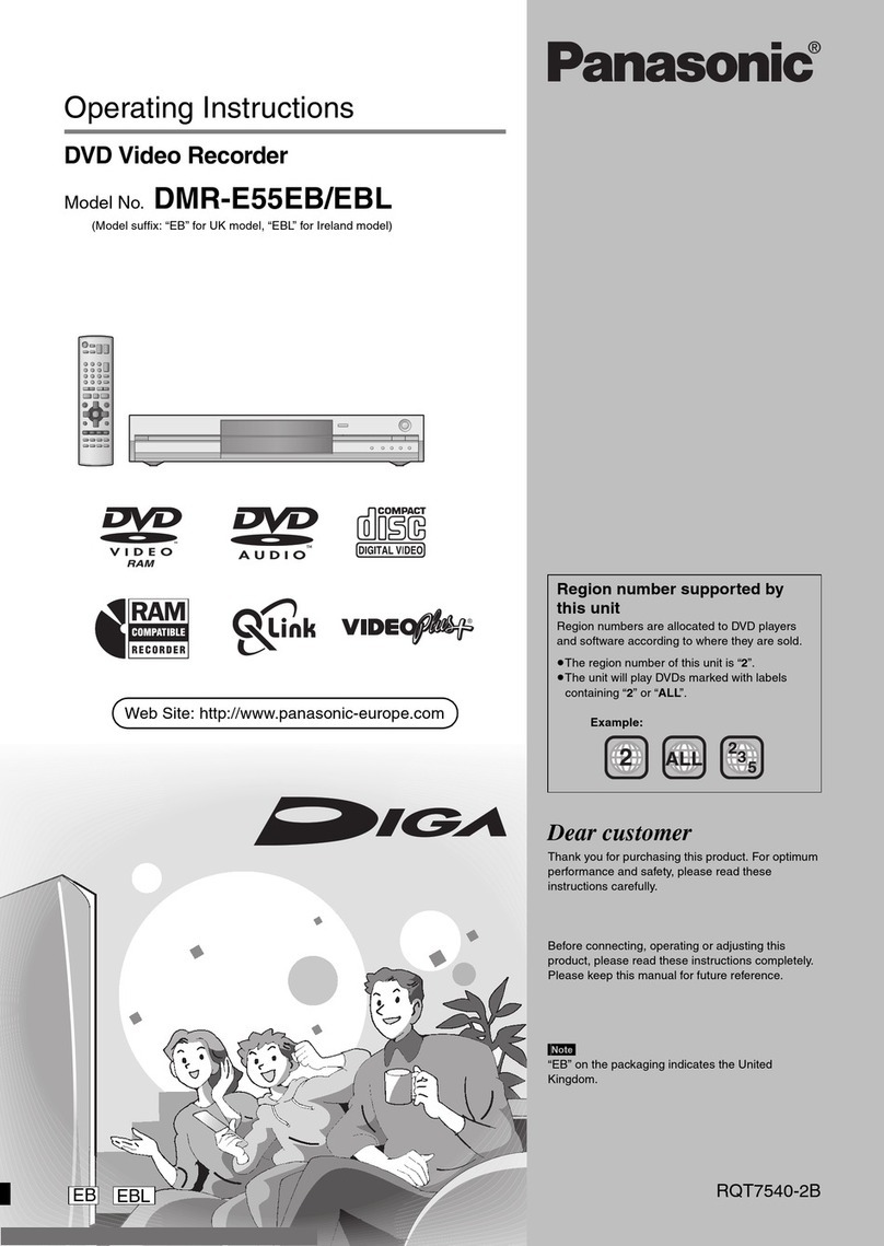 Panasonic DMR-E55EBL User manual