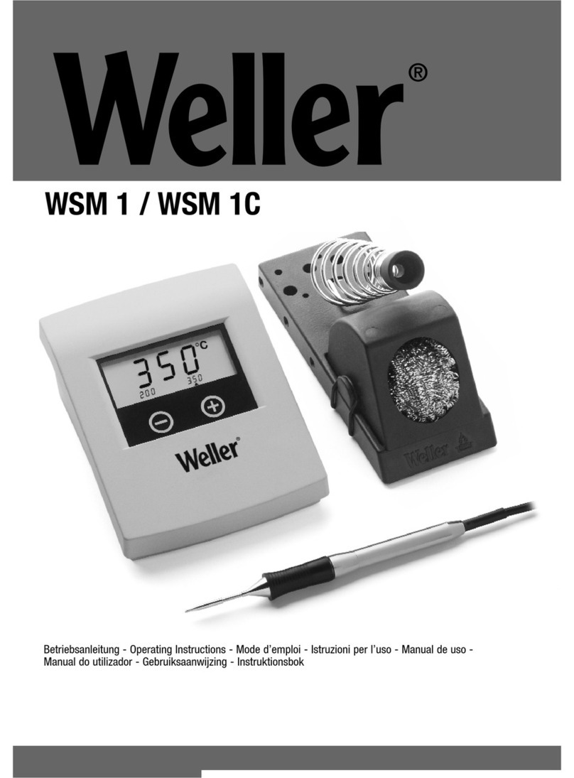 Weller WSM 1C operating instructions