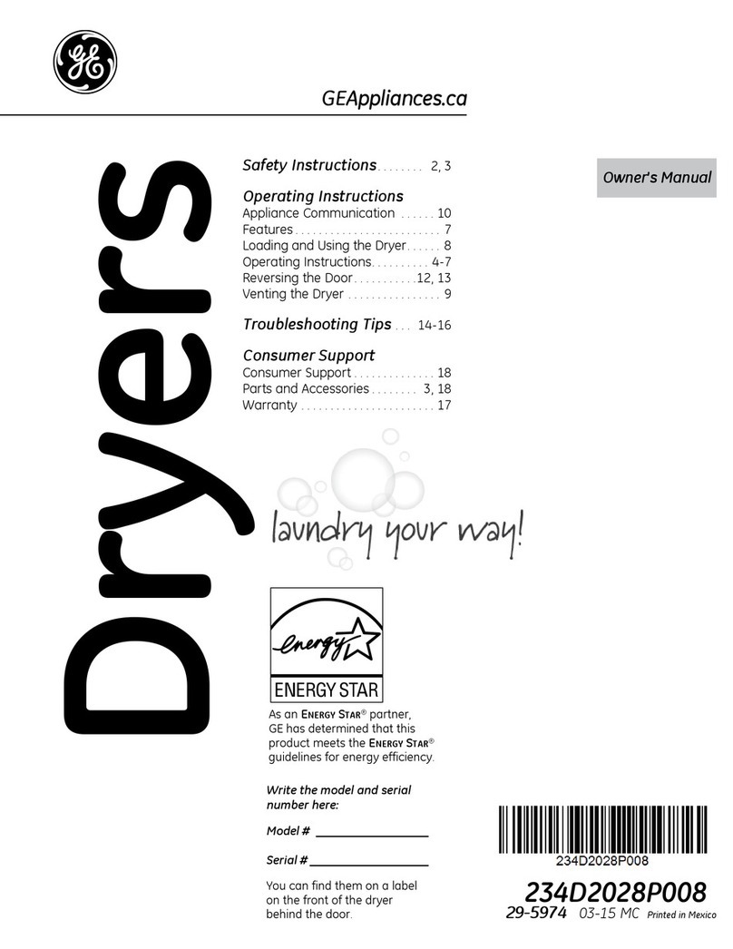 GEAppliances pbx10w00y0 owner's manual