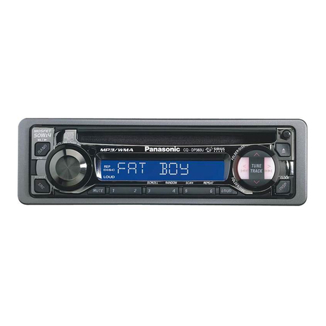 Panasonic CQDP383U - AUTO RADIO/CD DECK user guide