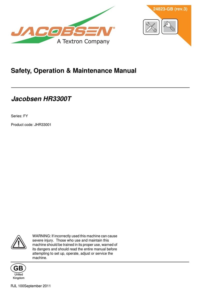 Jacobsen HR3300T Safety, operation & maintenance manual