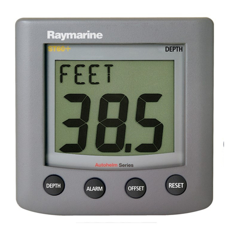 Raymarine ST60+ SPEED INSTRUMENT User guide