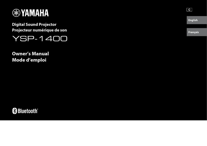 Yamaha YSP-1400 owner's manual