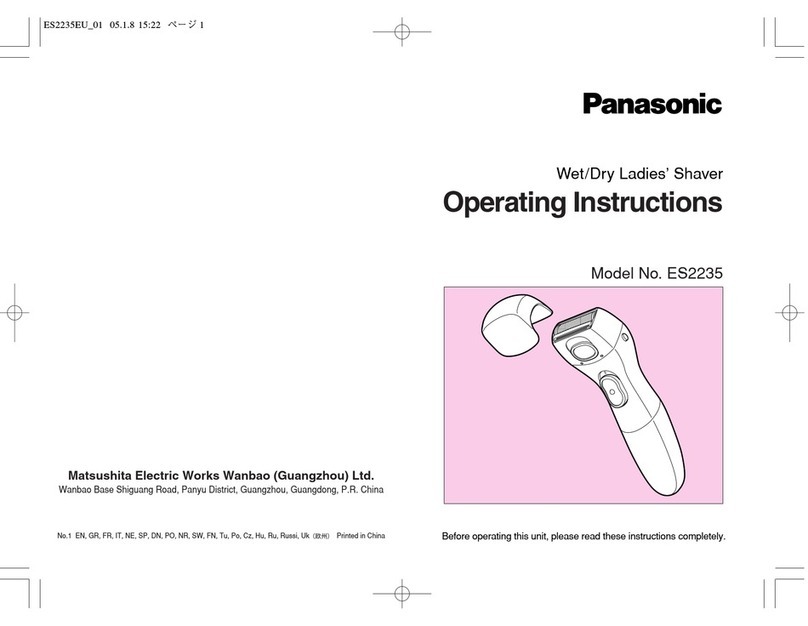 Panasonic ES2235 operating instructions