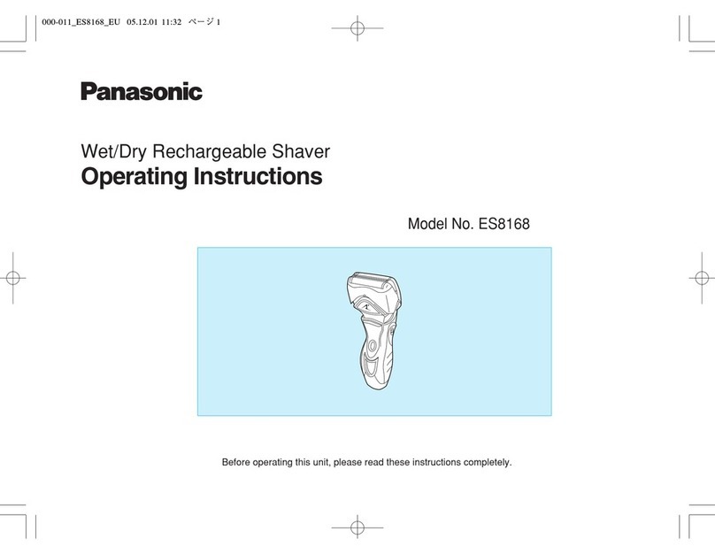 Panasonic ES-8168 User manual