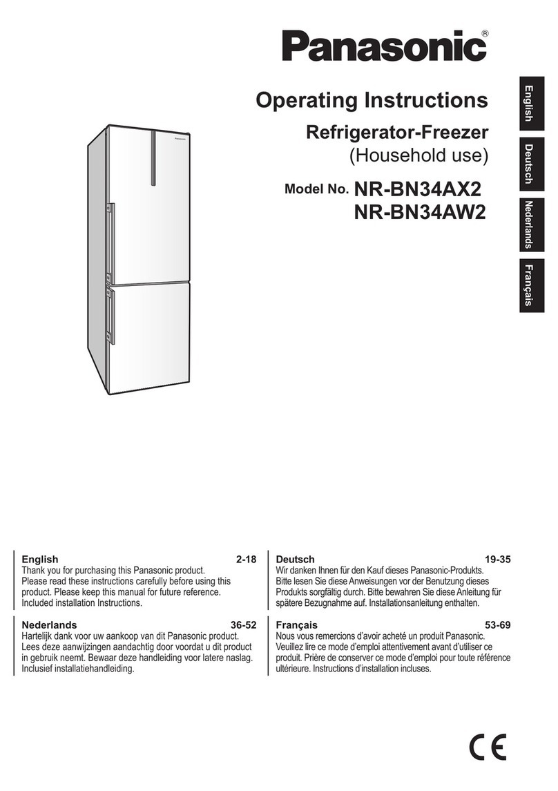 Panasonic NR-BN34AX2 User manual